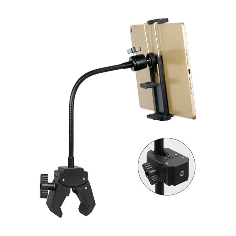 Mic Stand Mount For Phone Tablet With Flexible Gooseneck 937196812295