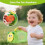 Set di 17 pezzi di peluche a forma di frutta e verdura 7