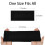Μαύρες γυναικείες φαρδιές αντιολισθητικές κορδέλες κεφαλιού, μαλακές, χοντρές, 2