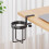 Gallickan Desk-Side Cup Holder – Iron, Black, 1 Pack 4