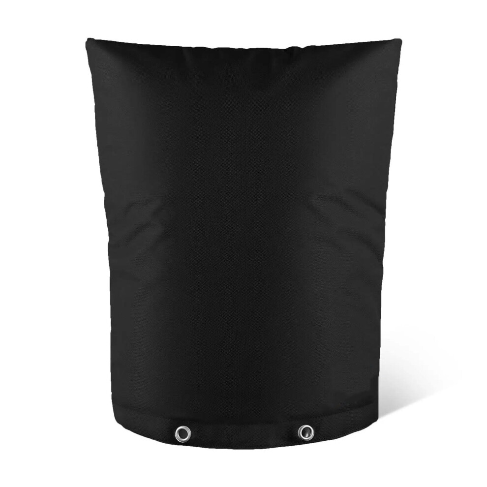 Backflow Preventer Insulation Cover, Winter Sprinkler Valve Cover, Freeze Protection For Water Well Pump, 16.9X20.8 In, Black 9426043072599