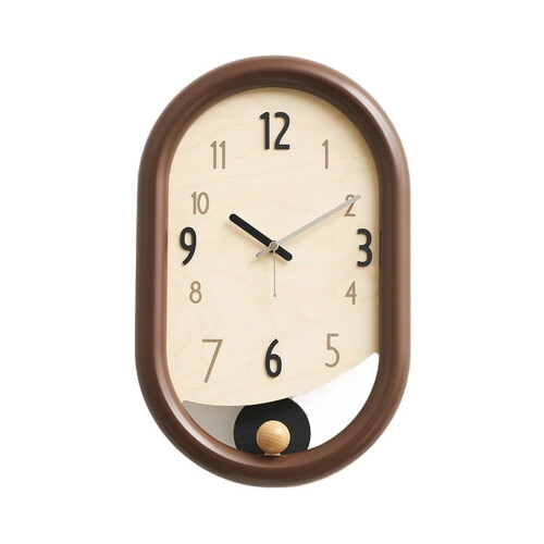 Modern Minimalist Wall Clock Silent Battery Powered Highly Compatible Timepiece