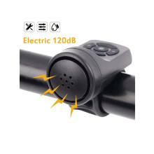 1pc USB Rechargeable Extra Loud Bike Bell - for Mountain Bicycles, Easy Installation, Durable, Loud Sound, Cycling Accessory