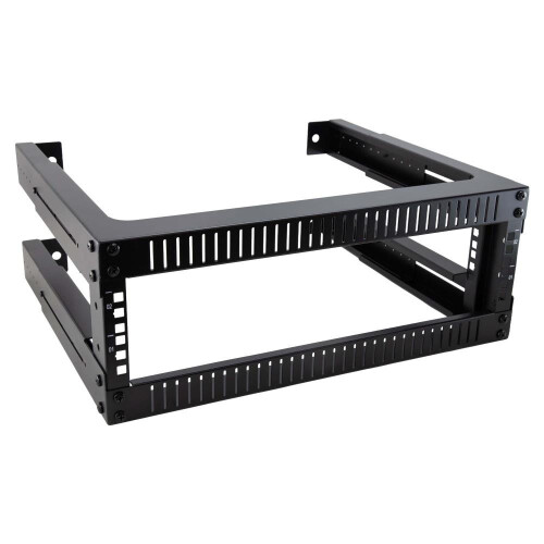 kenable Adjustable Depth Wall Mount Open Frame Rack 19-inch for Network/Server 2U