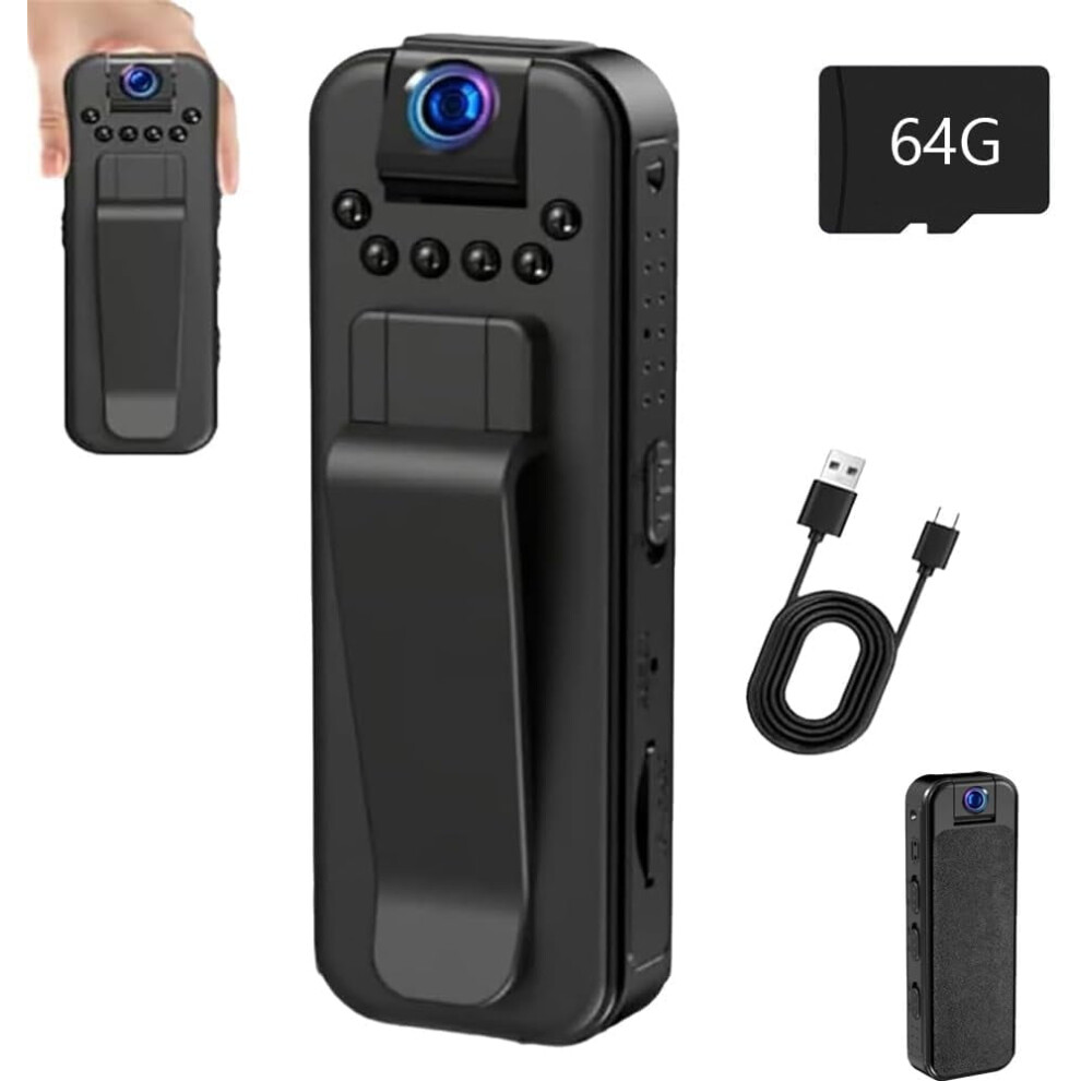 1080P Mini Body Camera With Rotatable Lens 9058772202604