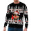 Pull de Noël pour homme, motif festif amusant, coupe ample 1