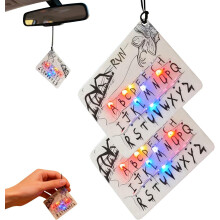 LED car ornament pendant for rearview mirror 1 pc