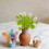 Enfeites de ovos de Páscoa com flores, folhagens e frutinhas, 34,8 cm (13,7 polegadas) 2
