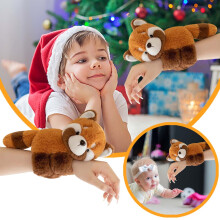 Bracelet Ă pression en peluche raton laveur 20 cm