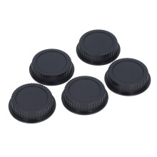 Kit de 5 capuchons arrière d'objectif en ABS pour monture EF, appareil photo reflex numérique