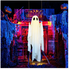 13ft Adjustable LED Hanging Ghost Decor
