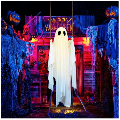 13ft Adjustable LED Hanging Ghost Decor