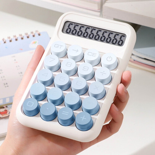 Basic Office Calculators Large LCD Display, Big Buttons, Desktop, Cute, Aesthetic 1