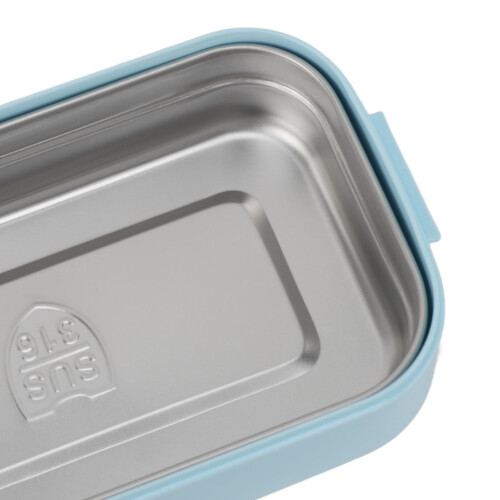 700ml 316 Stainless Steel Bento Box Sky Blue 2
