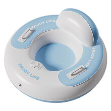 Inflatable Snow Sled Hard-Bottom with Handles 2-Person