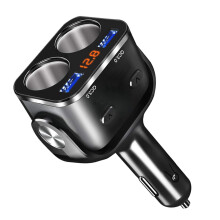 Compact 180W Retractable Car Charger, Quick Charge 3.0 For Fast And Safe Charging, Independent On/off Switch Minimizes Wear And Tear Flexible