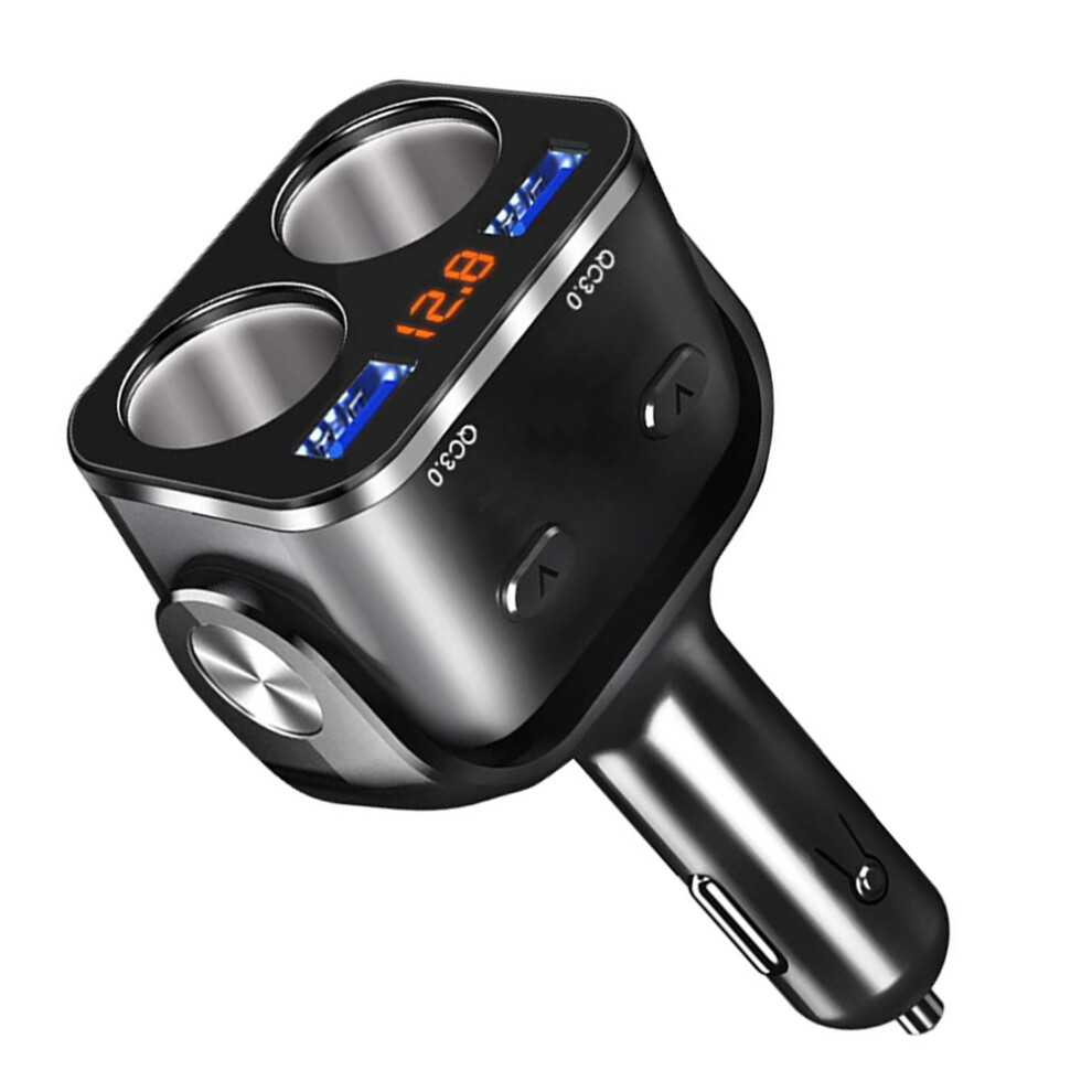 Compact 180W Retractable Car Charger, Quick Charge 3.0 For Fast And Safe Charging, Independent On/Off Switch Minimizes Wear And Tear Flexible 9044386811561