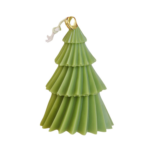 Bougie parfumée sapin de Noël vert menthe M