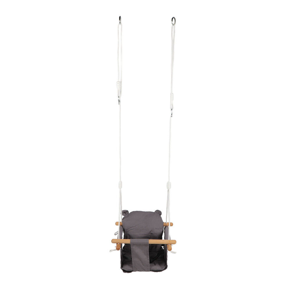 Wooden Baby Swing 55.1lb Load Capacity Indoor/Outdoor Hammock
