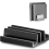 Vertical Laptop Stand, Desktop Aluminum Alloy Structure With Non-slip Mat, Optimizes Space While Providing A Protective And Stable Solution For 1