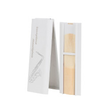 Portable White Sax Reed Case Plastic Holder Designed for Easy Storage and Reed Safety