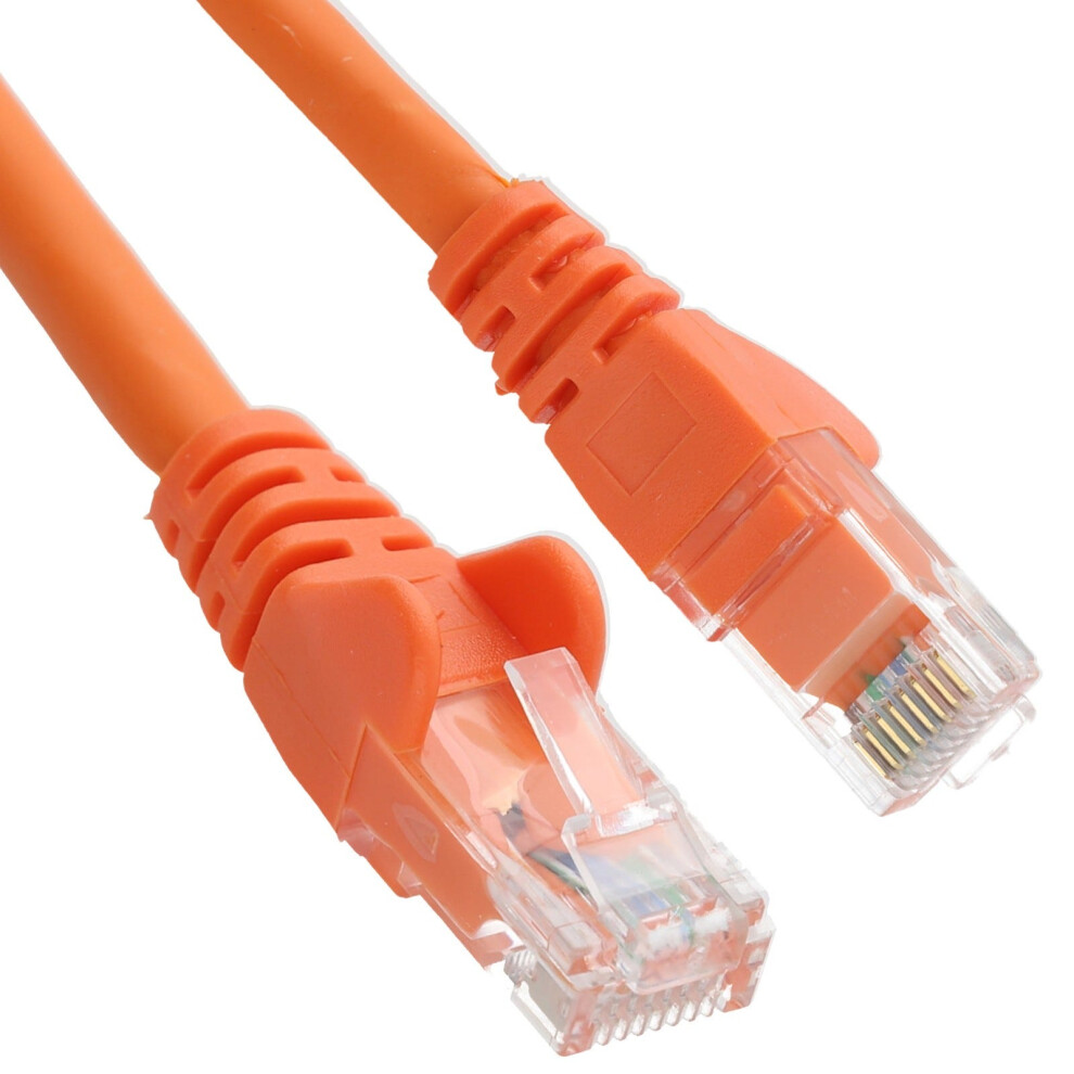 Kenable C6 Cat6-Cca Utp Rj45 Ethernet Lszh Networking Cable Orange 1.5M