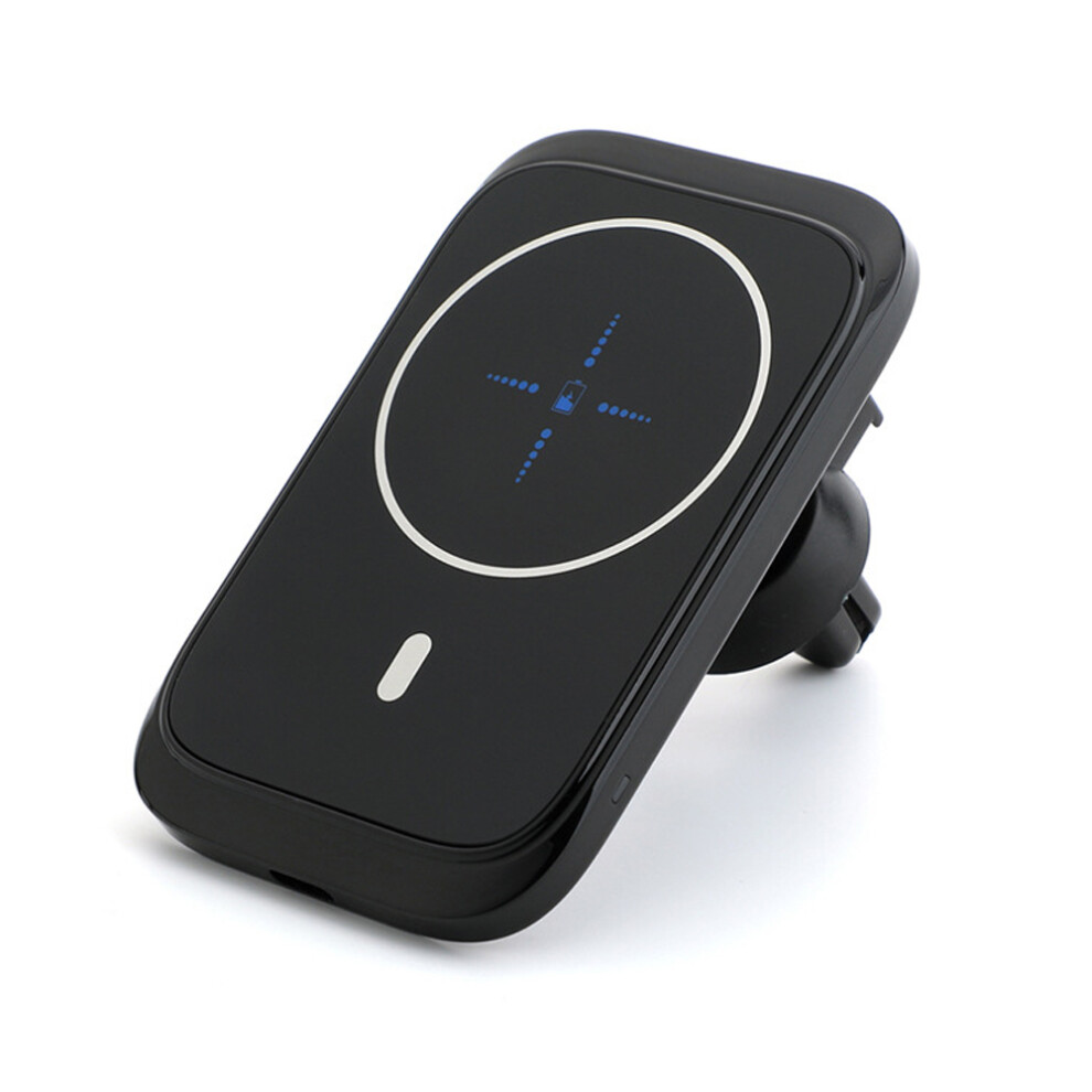 Upgrade Your Driving Experience With A Fast Wireless Charger Magsafe Compatibility, 360 Degree Rotation For Customizable Views, And Stainless Steel 9044386814197