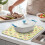 Yellow Chick Dish Drying Mat 16x18in Microfiber Anti-Slip 2