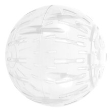 Hamster Entertainment Ball Hamster Running Ball Plastic White 1Pcs for Pet Owners at Home Use
