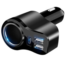 Car Charger With Independent Charging Lines, Fast Charger Capabilities, And An Intelligent Design For Safe, Secure Charging On The Go, Road Safety