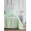 Ensemble de draps en percale de coton pour lit simple – Vert sauge, 45 cm de profondeur 1