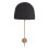Présentoir à chapeaux noir moderne sur pied 1