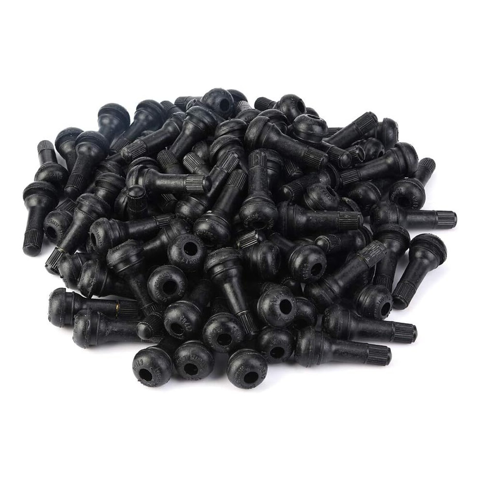 Rubber Tire Valve Stem, Valve Stems For Car Motorcycle, Snap-In Tire Valve Ensures High Hardness And Wear Resistance Standard Metal Core For 9044386815354