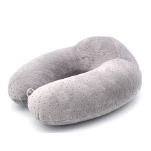 360 Degree Support Travel Neck Pillow, Memory Foam Neck Support for Pain Relief and Sleeping, Removable Cover for Easy Cleaning, High Performance