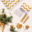 Gold and White Tissue Paper 60 Sheets 3 Designs 3