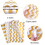 Gold and White Tissue Paper 60 Sheets 3 Designs 5