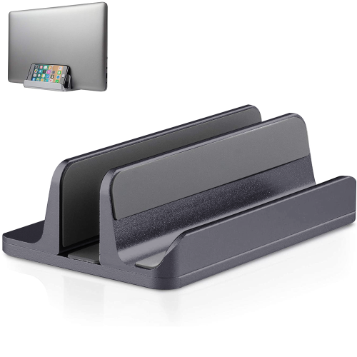 Adjustable Vertical Laptop Stand With Exquisite Workmanship And Dual Slot Design For Enhanced Space Utilization, High Performance, Long Lasting