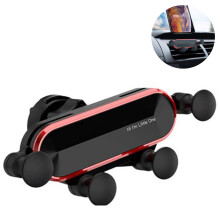 Creative Mobile Phone Holder, Gravity-Based Car Mount, Minimalist Style Wide Compatibility For All 4.0-7.0 Inches Devices Anti-Block And One