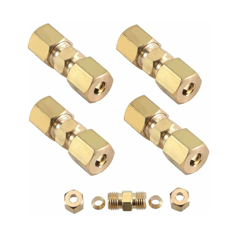 Brass Compression Fitting For Industrial Applications, Compression Reducing Union For Easy Different Diameter Connection, Corrosion Resistance For 9044386815514