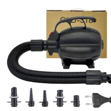 600W Electric Air Pump Compatible with Inflatable Gymnastics Mat, Air Mattress Pump Quick Fill Inflator Deflator Pump, Portable Air Pump Com
