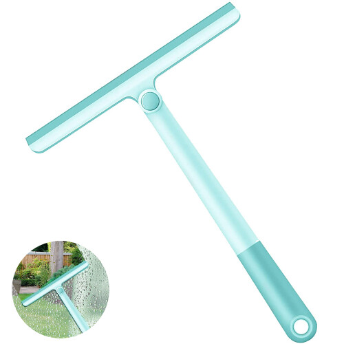 Multi-Use, Rotate-Lock Mechanism, For Various Surfaces, Silicone Blade, Versatile Glass Scraper, High Performance, Long Lasting, User Friendly