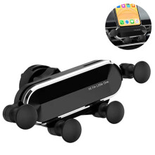 Creative Mobile Phone Holder, Gravity-Based Car Mount, Minimalist Style Wide Compatibility For All 4.0-7.0 Inches Devices Anti-Block And One
