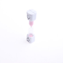 2-Pack Smiley Hourglass, 2-Minute Hourglass Brushing Timer, Timing Hourglass  Hourglass  Plastic Hourglass  Pink and Blue Hourglass  Suitable for