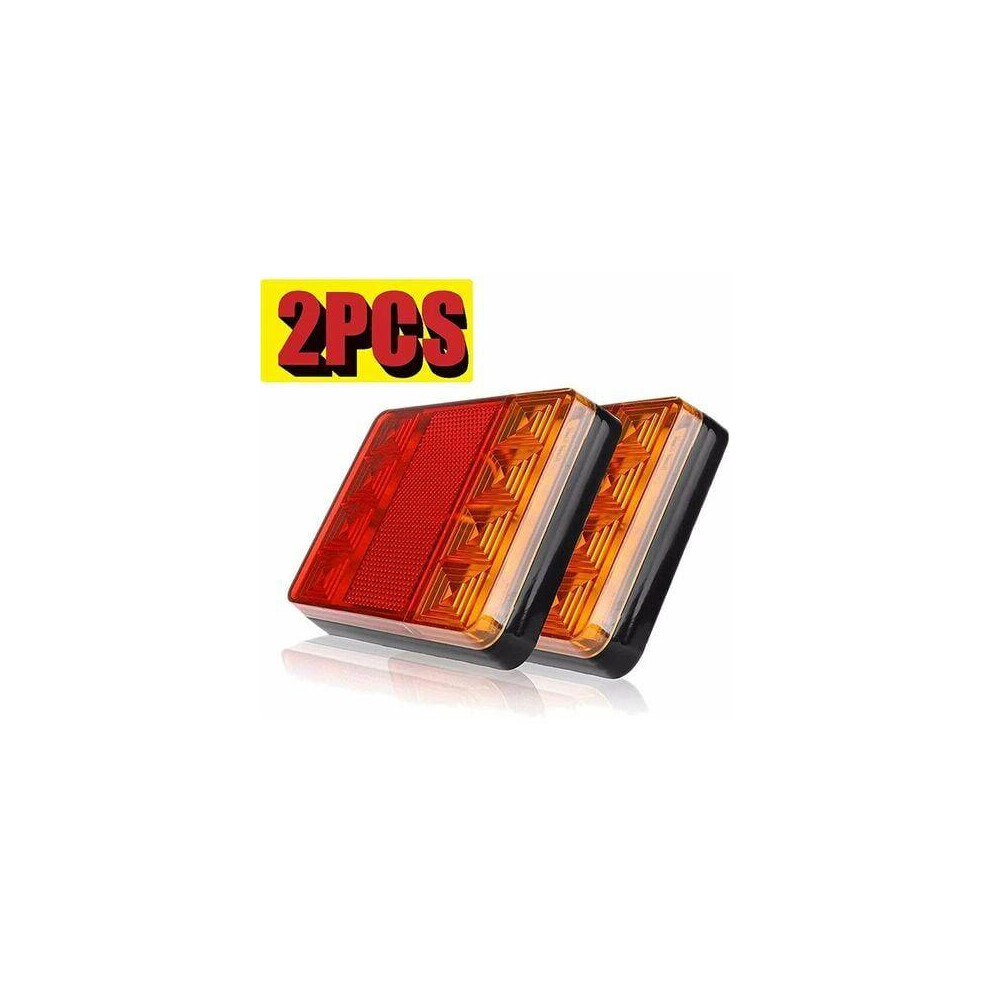 Universal Fit Trailer Tail Bright Leds Super Bright Without Glare, Low Power Consumption And Energy Saving, For Trucks Trailers Cars Boats Light 9044386797186