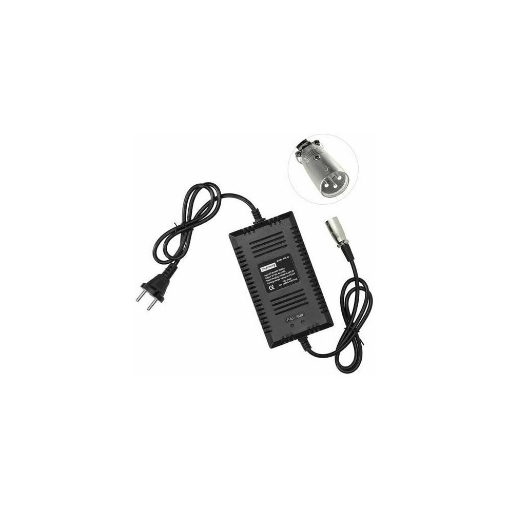 Efficient 36V Battery Charger For Electric Scooters, Complete With Xlr Head (Type A) Connector, Overvoltage Protection, And Fast Charging Speed 9044386797384