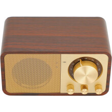 Wooden Exterior Retro Bluetooth Speaker, Mini Portable Speaker With TF Card Playback And FM Radio, Supports AUX Wired Connection And Clear Sound
