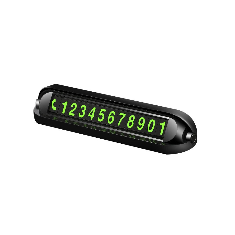 Compact Temporary Parking Card For Your Vehicle, Abs Material Ensures Durability, Magnetic Numbers Allow Freely Composable Mobile Phone Number 9044386799524