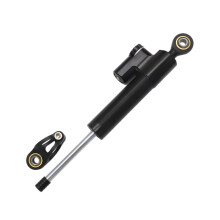 Adjustable Steering Damper, Improved Stability and Reduced Fatigue with Universal Fit for Most Motorcycles, CNC Machined Aluminum Steering