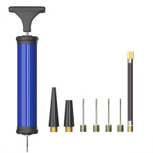 Eco-Friendly Portable Ball Pump, Equipped With Comfortable Handle And Metal Rod, Small Lightweight Design Steady Air Pump For Easy Carry To Any