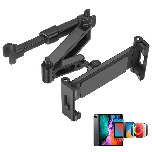 Fits Most Car Stable & Durable For Car Back Seat Universal Tablet Stand, Device Compatibility, Stable Support, Adjustable Viewing, Protective Design 1